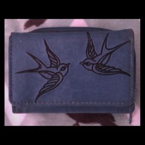 Lavishly brand Blue, Bird Wallet